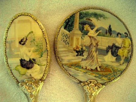 Antika Ayna Tarak Seti Modelleri