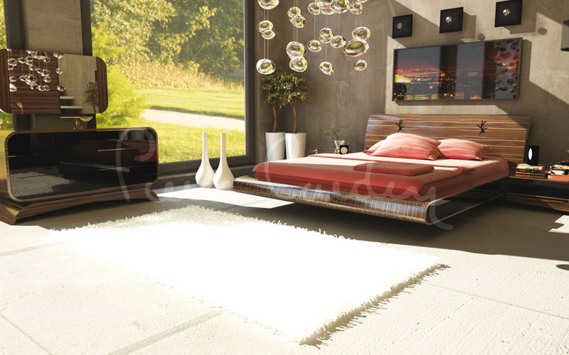 koyu renk pierre cardin yatak odası takımı modelleri